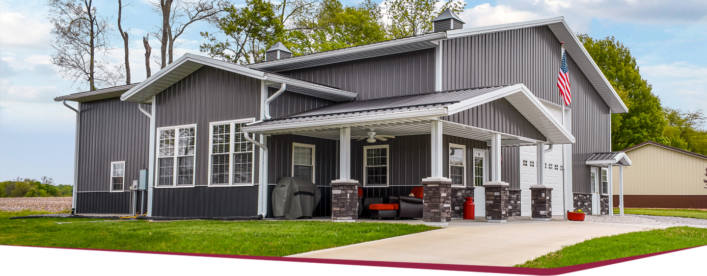 Residential Welling Construction   Post Frame Building In Indiana 1440x563 1 